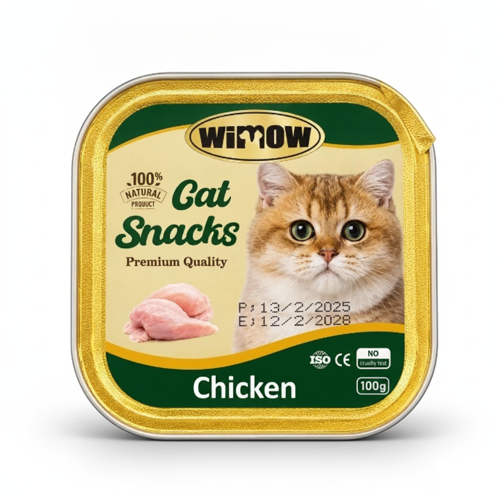 Wimow Wet Cat Food with Chicken 100 g