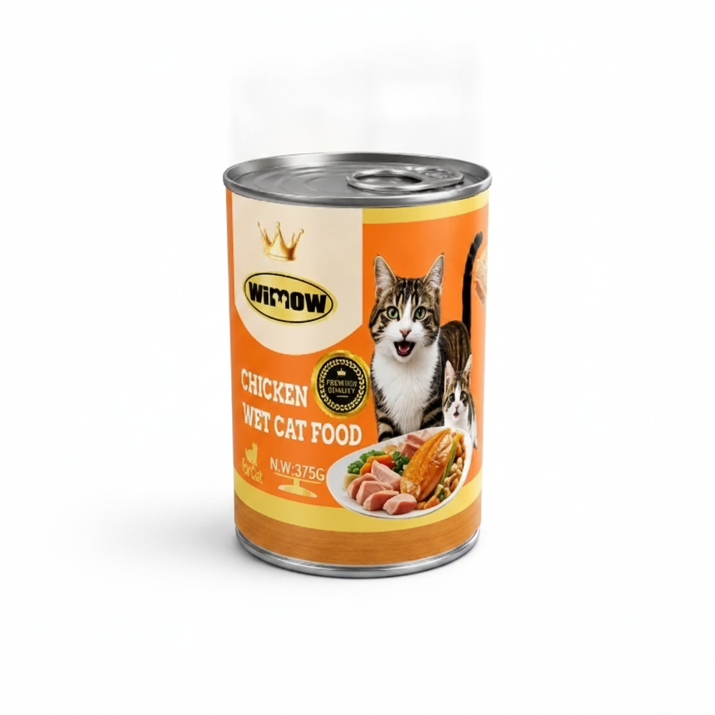 Wimow Wet Cat Food Chicken Pâté 375 g