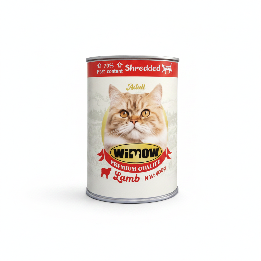 Wimow Wet Cat Food with Lamb 400 g