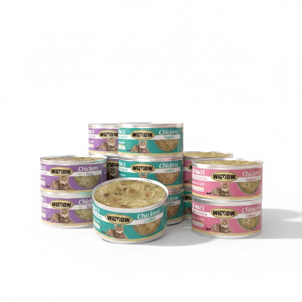 Wimow Wet Cat Food with Chicken & Krill 85 g