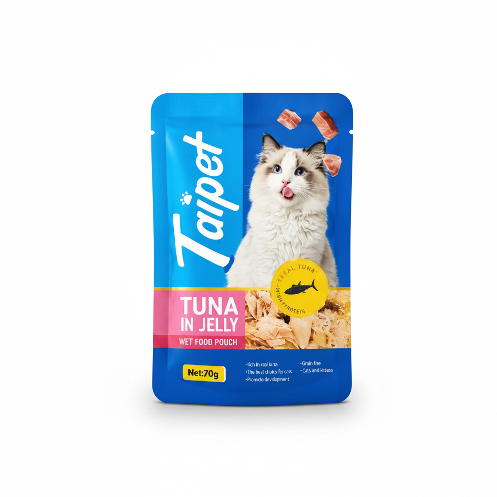 Taipet Wet Cat Food with Tuna in Jelly 70 g
