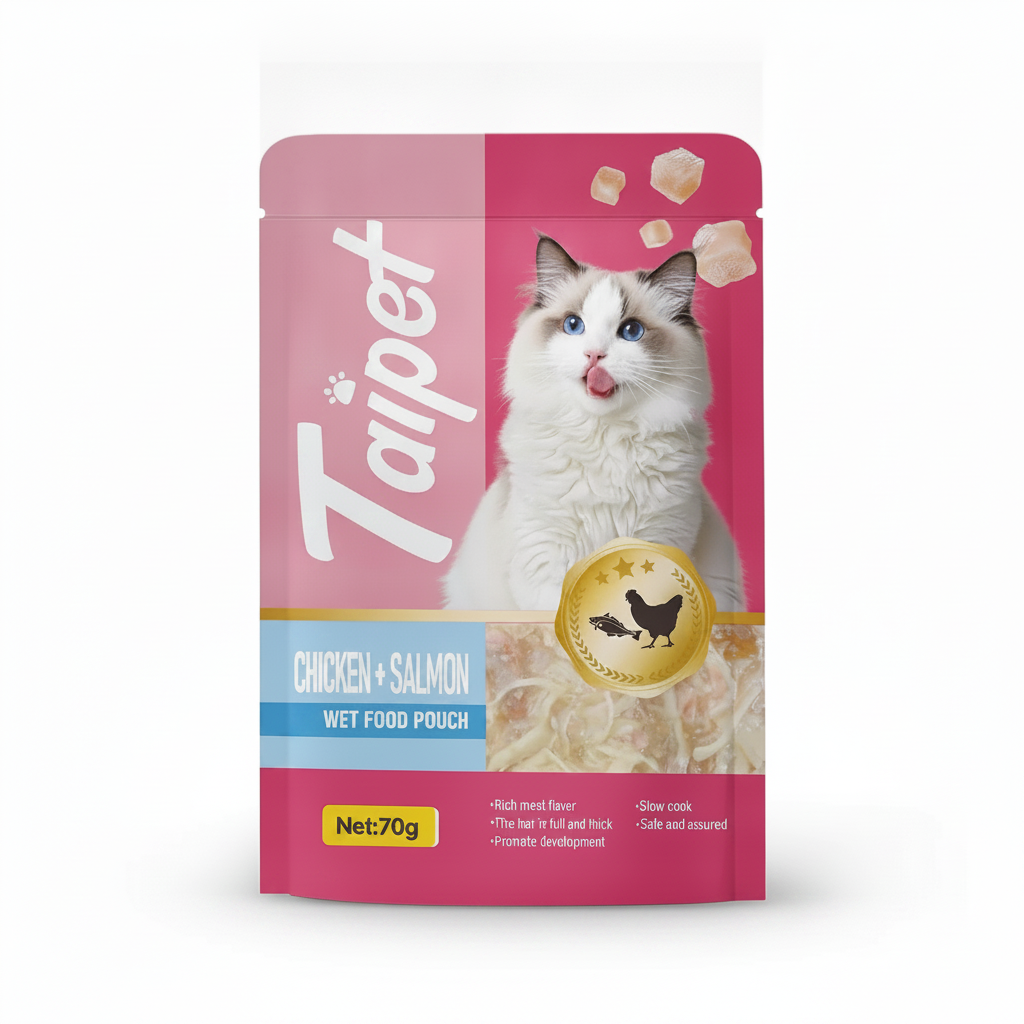 Taipet Wet Cat Food with Chicken & Salmon 70 g