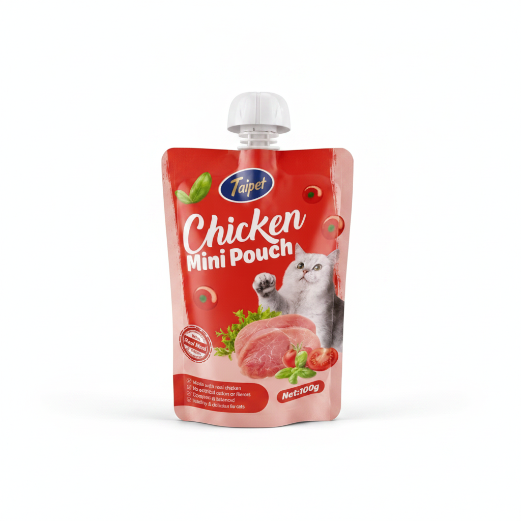 Taipet Wet Cat Food Pouch with Chicken 100 g