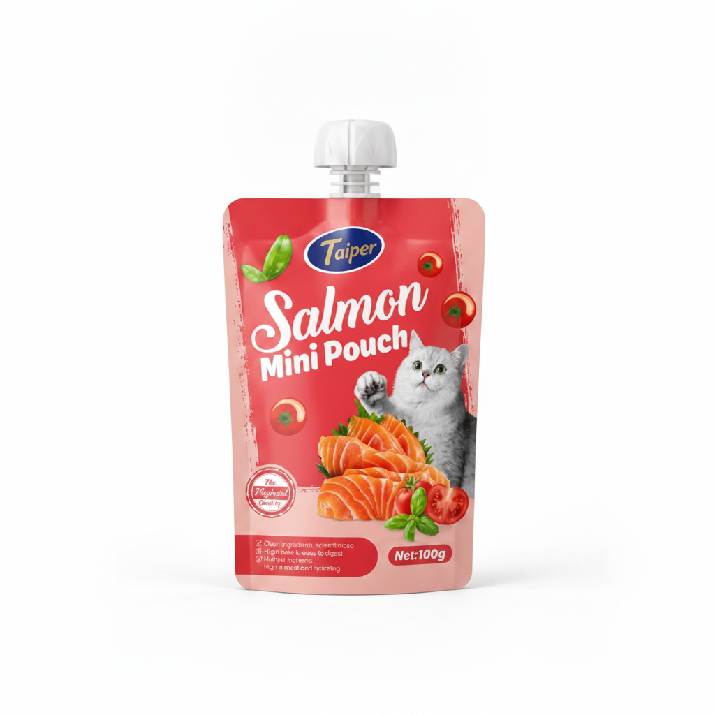 Taipet Wet Cat Food Pouch with Salmon 100 g
