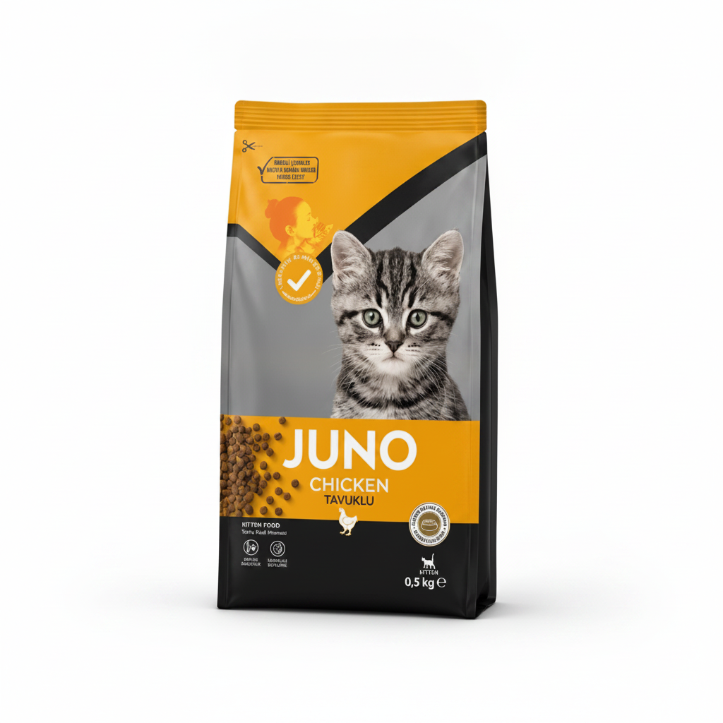 Juno Kitten Dry Food with Chicken Flavor 500 g