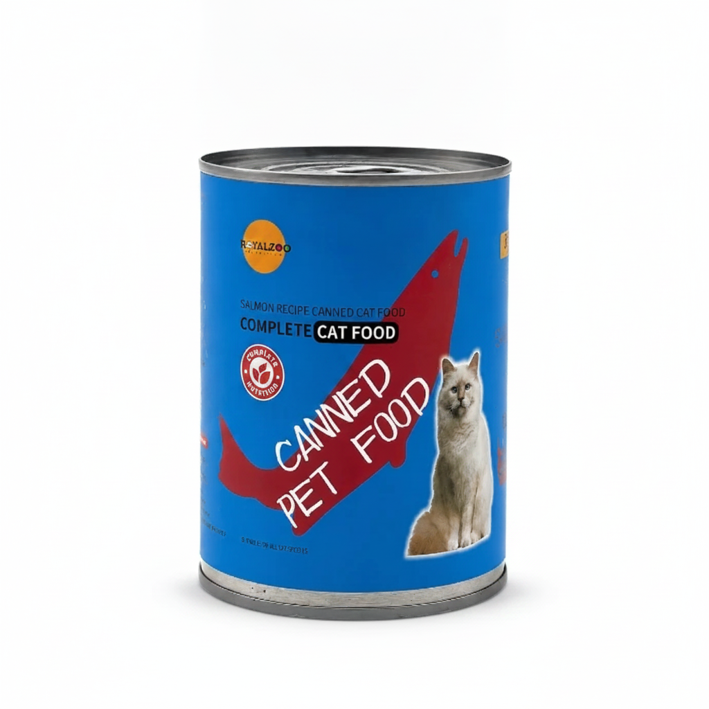 RoyalZoo Wet Cat Food with Salmon Chunks, 400g