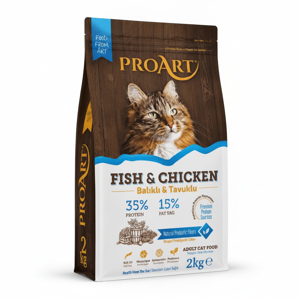 ProArt Adult Cat Dry Food with Chicken & Fish 2kg