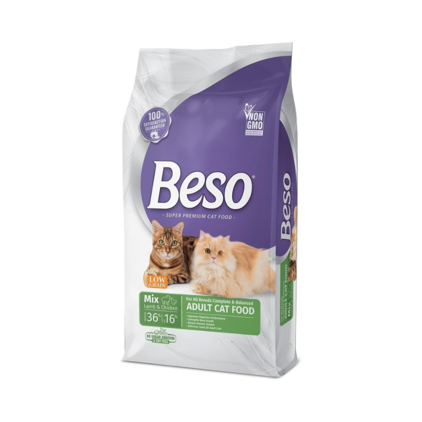 Beso Adult Cat Dry Food with Chicken & Lamb 1 kg