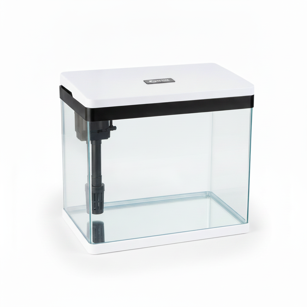 Medium Ornamental Fish Tank with High-Quality Water Pump GM-320