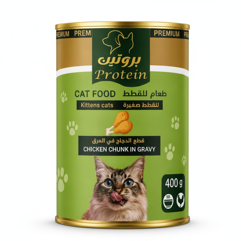 Protein Kitten Wet Food with Chicken Chunks in Gravy 400 g