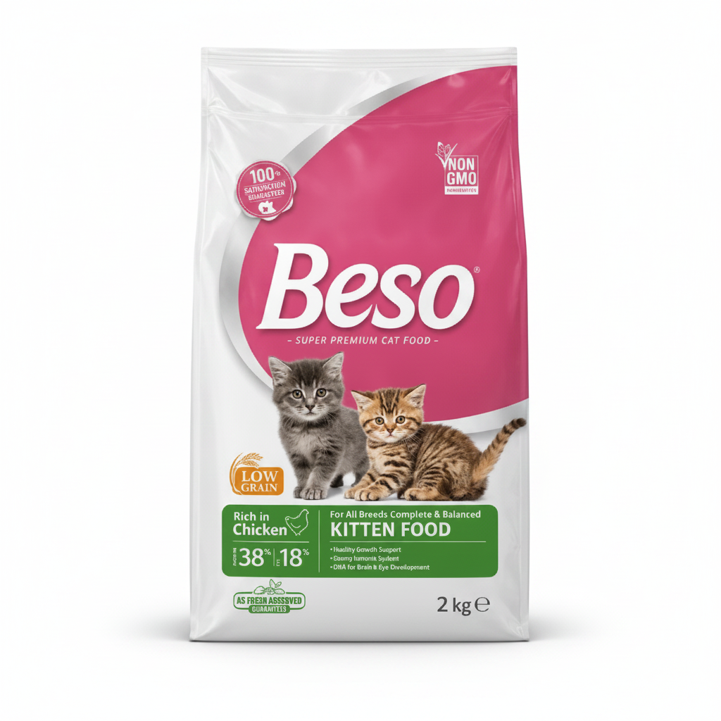 Beso Dry Kitten Food with Chicken 2 kg