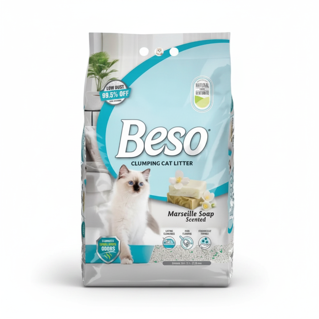Beso Soap Scented Cat Litter 5 L
