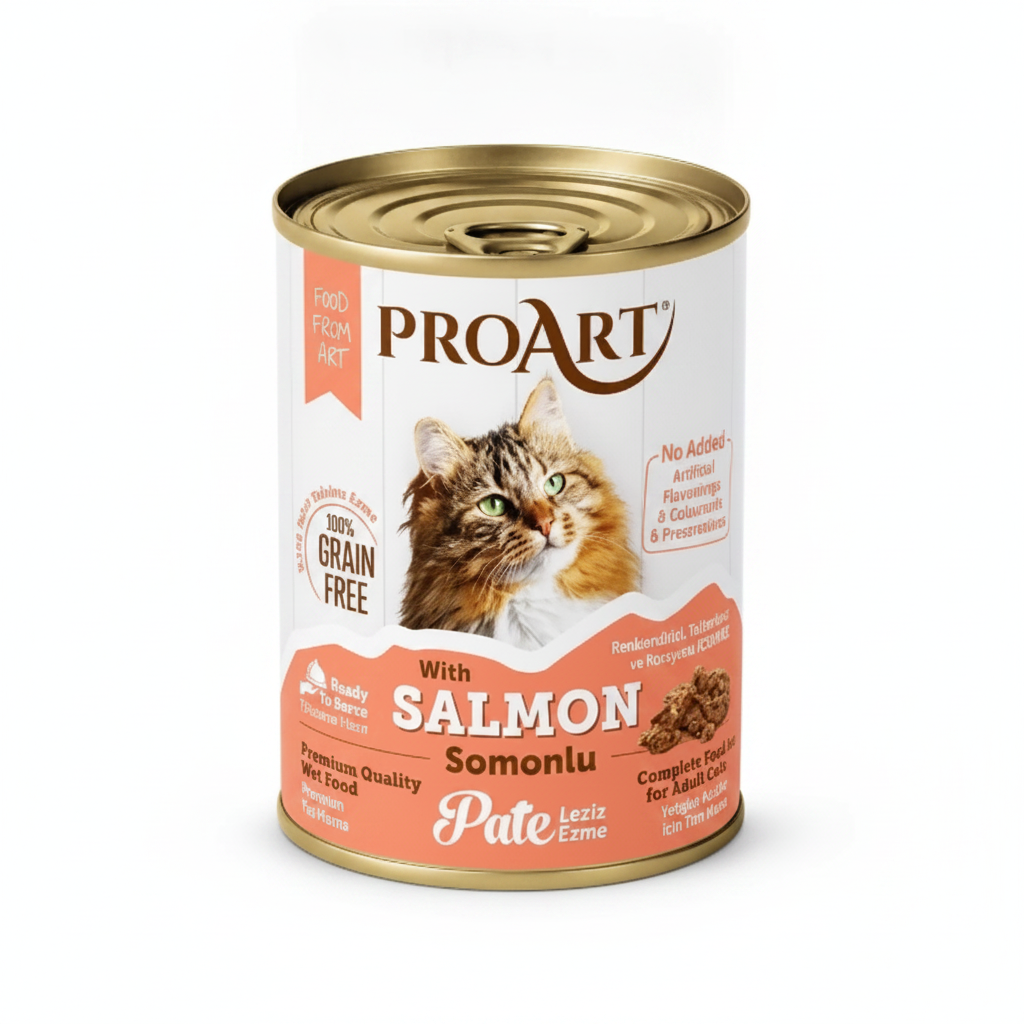 ProArt Adult Cat Wet Food with Cooked Salmon 400 g