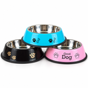 Large Metal Dog Food Bowl