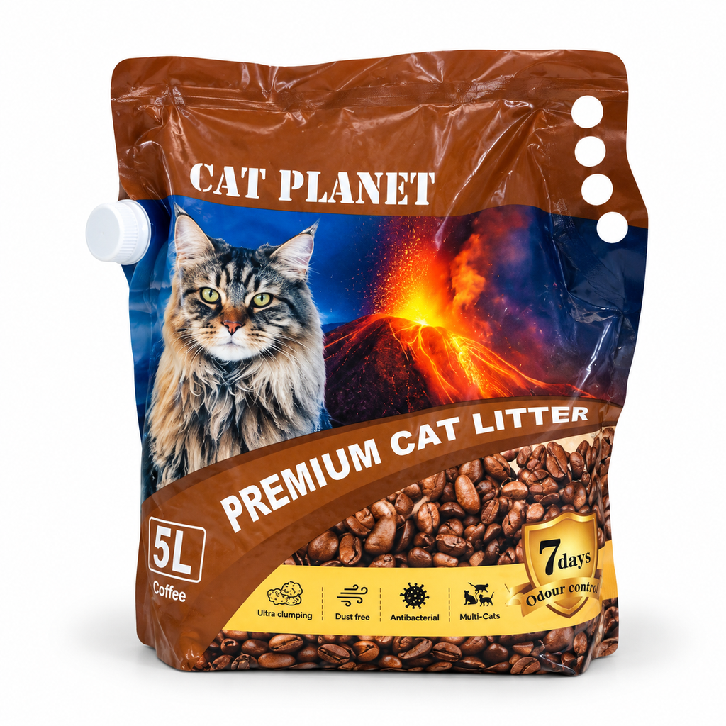 Cat Planet Coffee-Scented Cat Litter  5L 