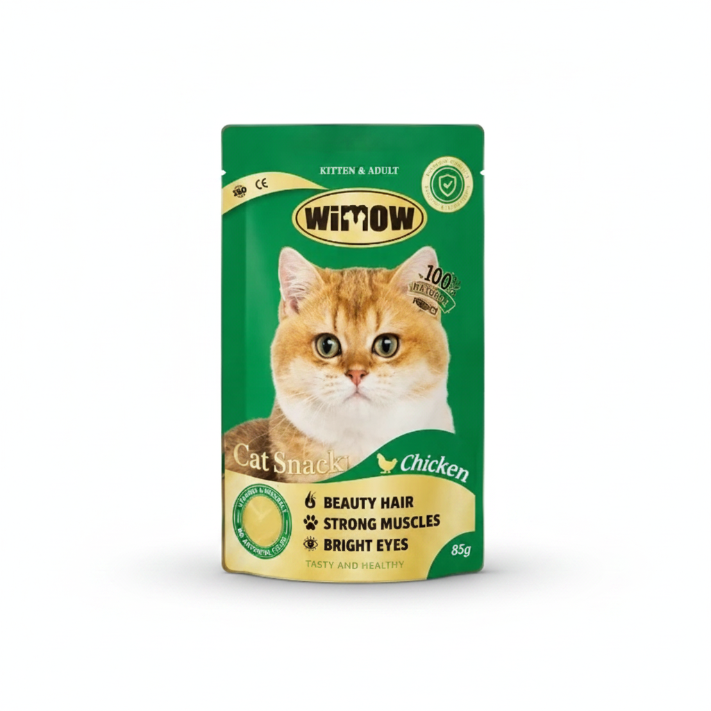 Wimow Wet Cat Food with Chicken 85 g